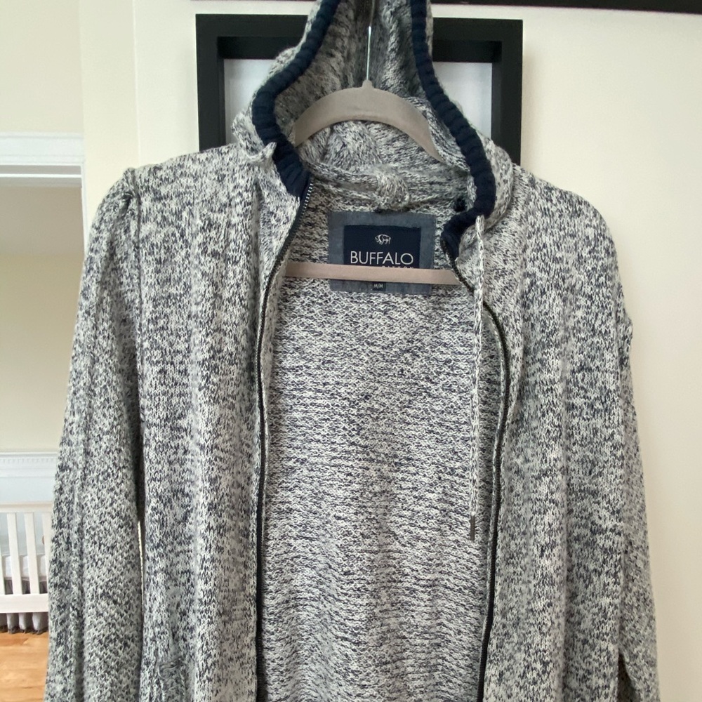 Men’s buffalo hoodie zip up